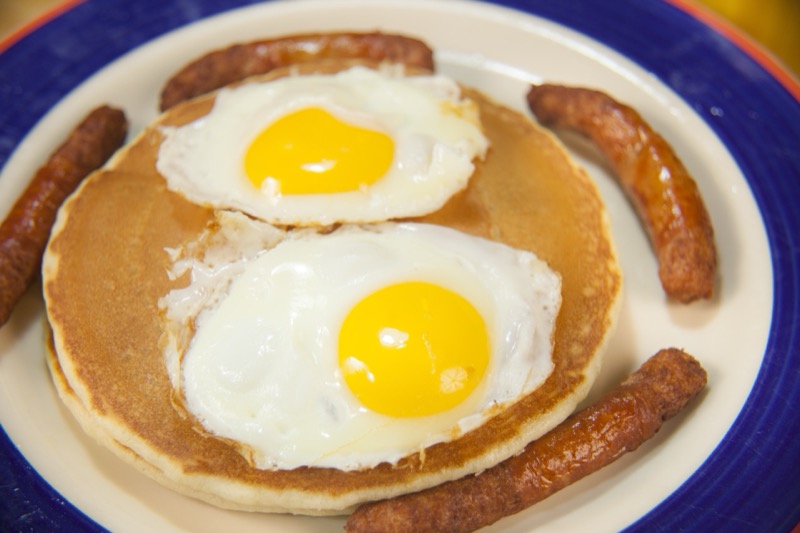 Pancakes breakfast at State Street Grill