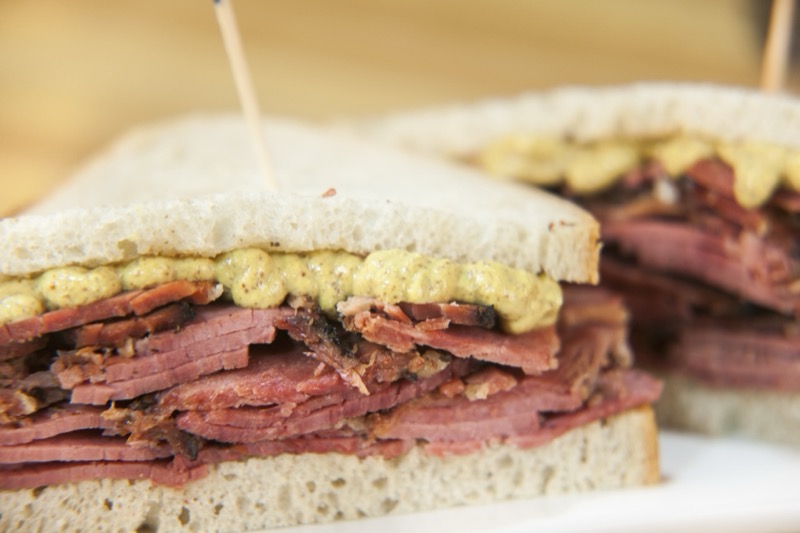 Pastrami sandwich at State Street Grill