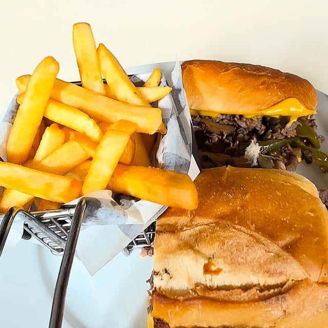 Philly Cheese Steak Sandwich.
