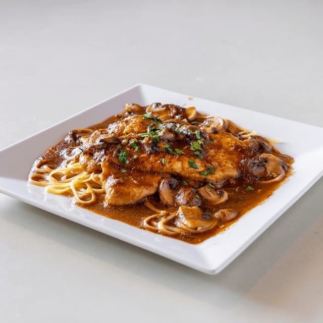 Chicken Marsala.
