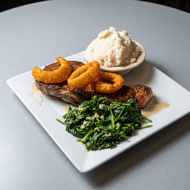 Rib Eye Steak.